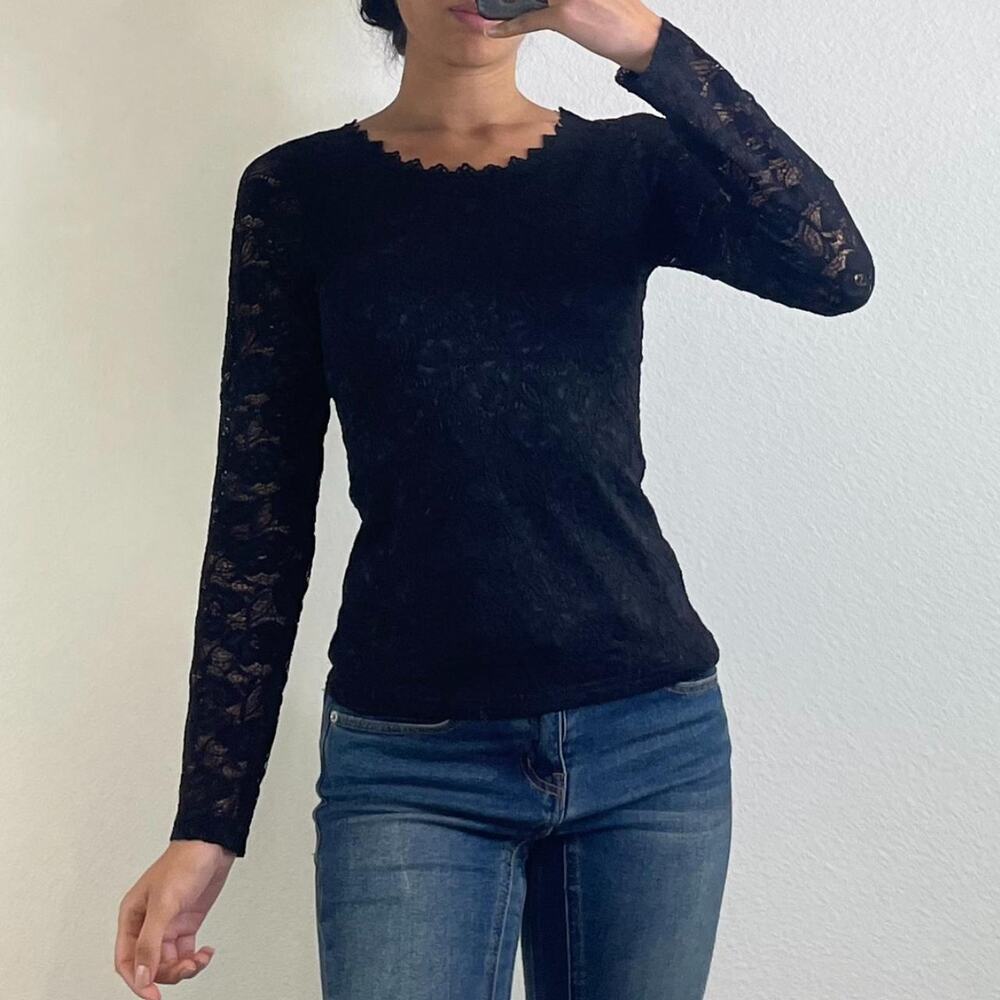 Lace Long Sleeve Top